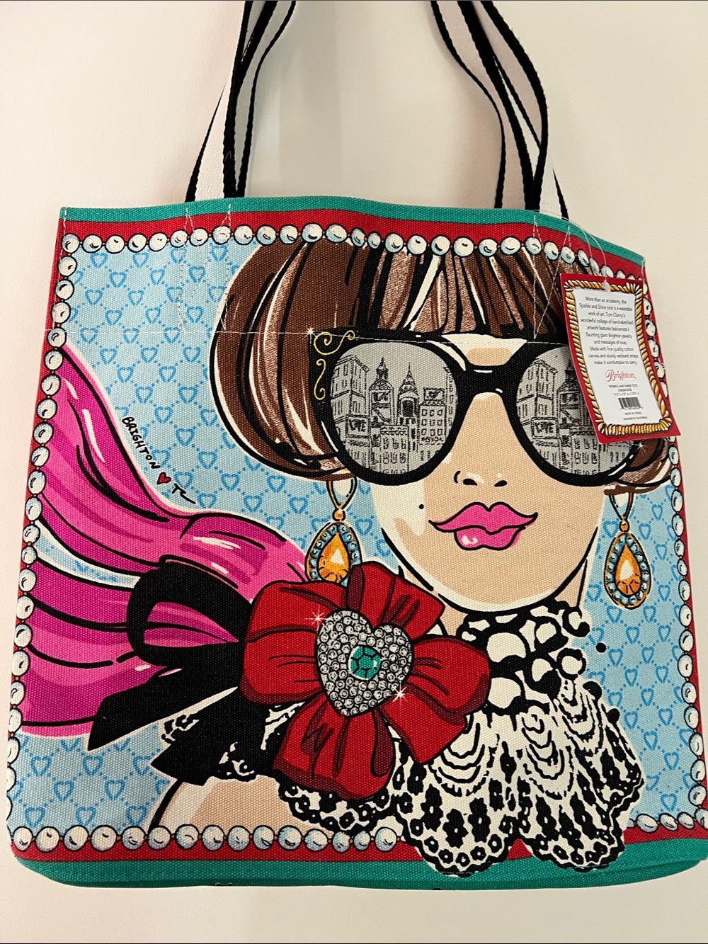 Brighton Multicolor Sparkle And Shine Tote Bag NWT